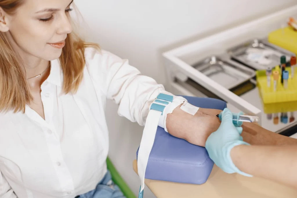 Doctor consulting with a patient